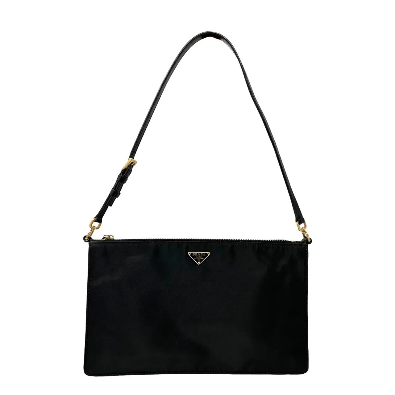 Prada Black Nylon Mini Shoulder Bag
