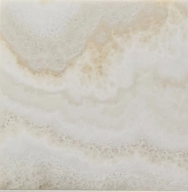 Premium White Onyx CROSS-CUT 12 X 12 Polished Tile - Lot of 50 sq. ft.