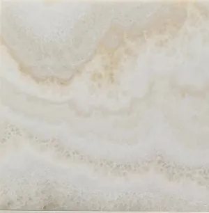 Premium White Onyx CROSS-CUT 12 X 12 Polished Tile - Lot of 50 sq. ft.