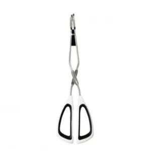Prestige Tongs-Scissor, White Handle Soft Insert 03645