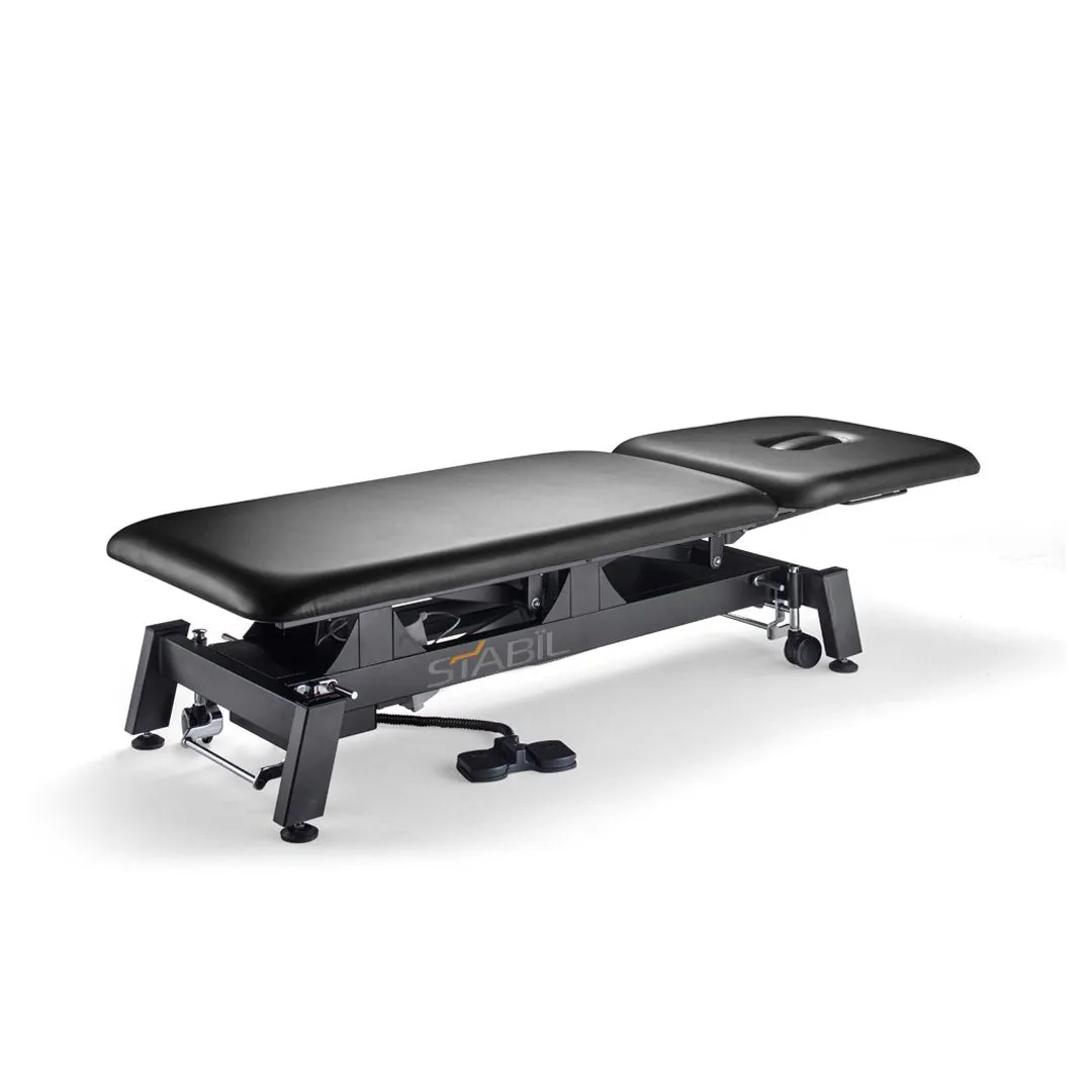Pro 2-Section Treatment Couch - Black