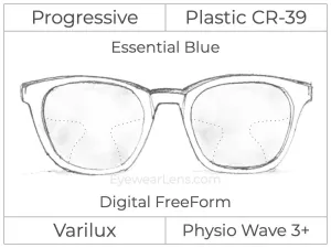 Progressive - Varilux - Physio Wave 3 - Digital - Plastic - Smart Blue Filter