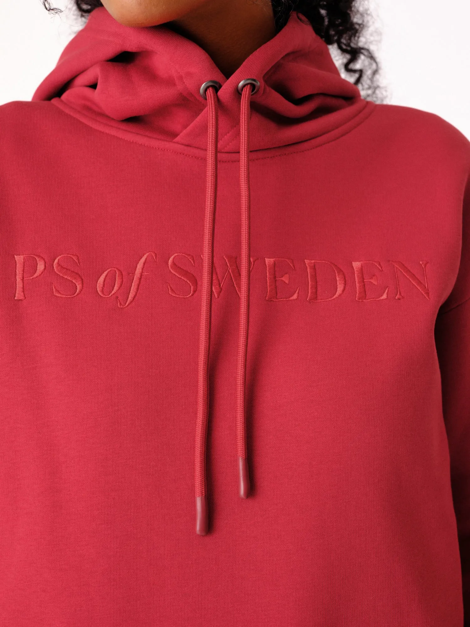 PS of Sweden Angela Chilli red hoodie