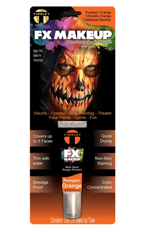 Pumpkin Orange FX Makeup