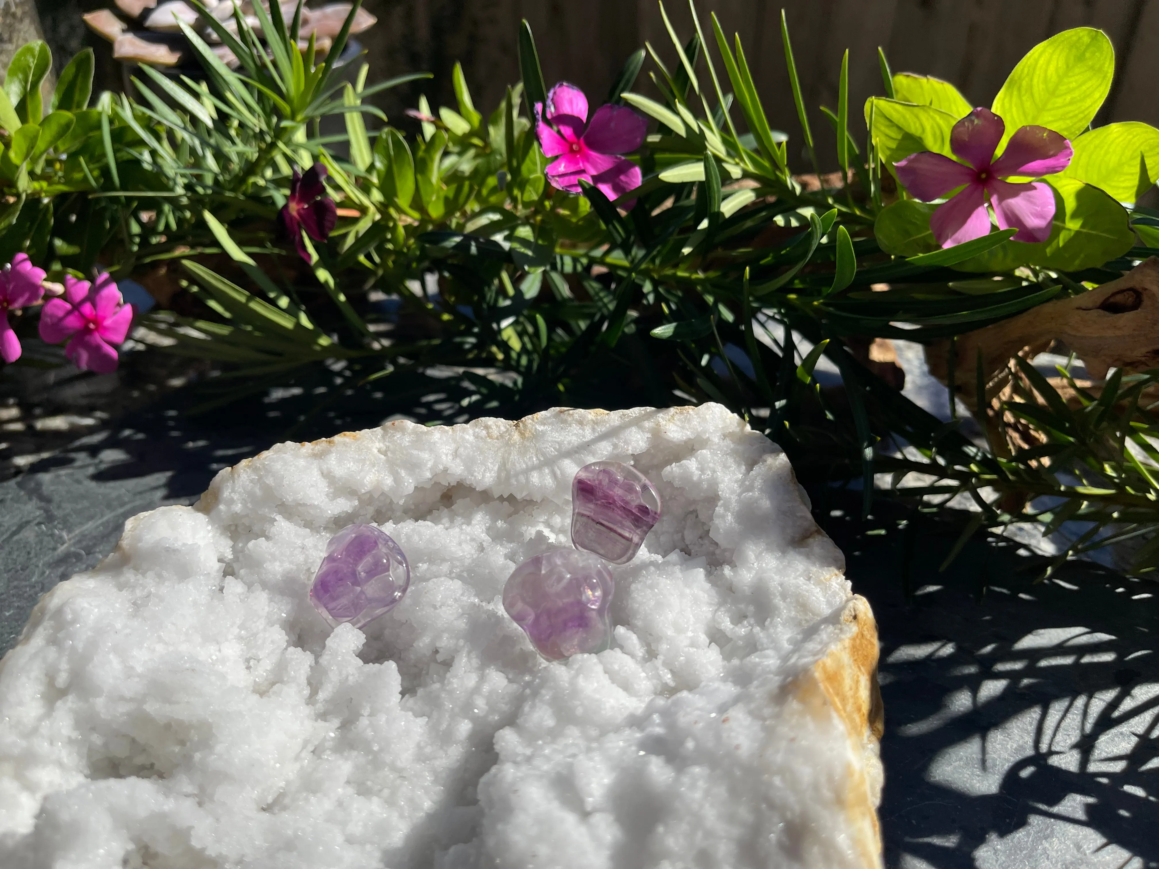 Purple Fluorite or Labradorite Cat Paw, Totem / Spirit Animal FB2318