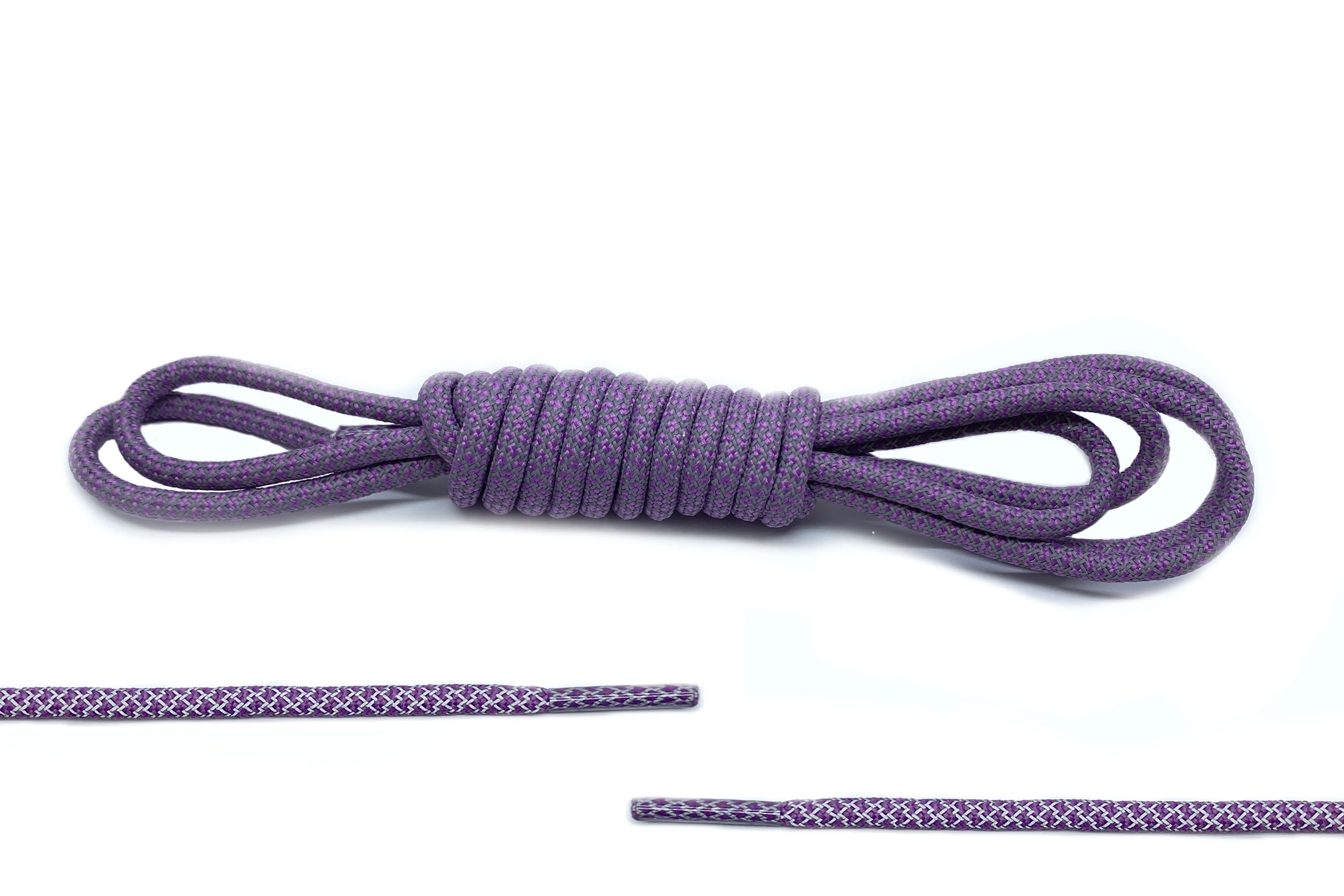 Purple Rope Laces (Reflective)