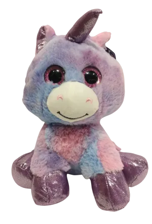 Purple Unicorn Plush 12"
