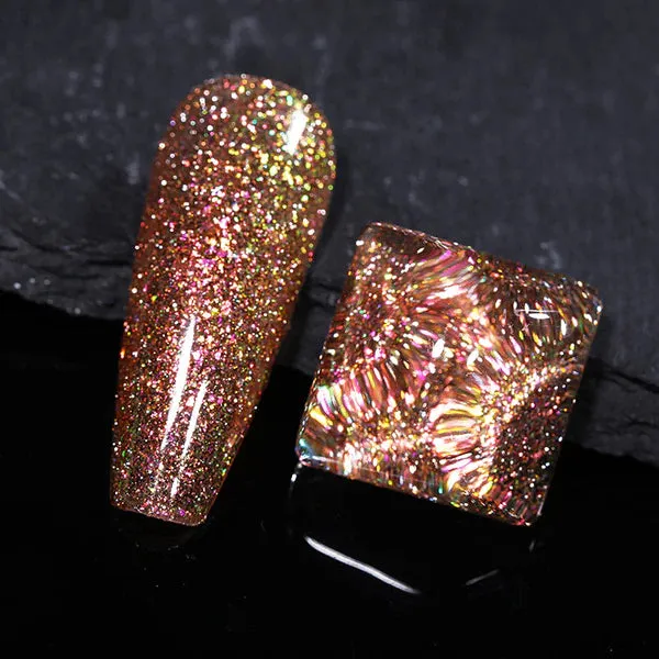 "Colourful" Reflective Glitter Flash Gel（9 colours)