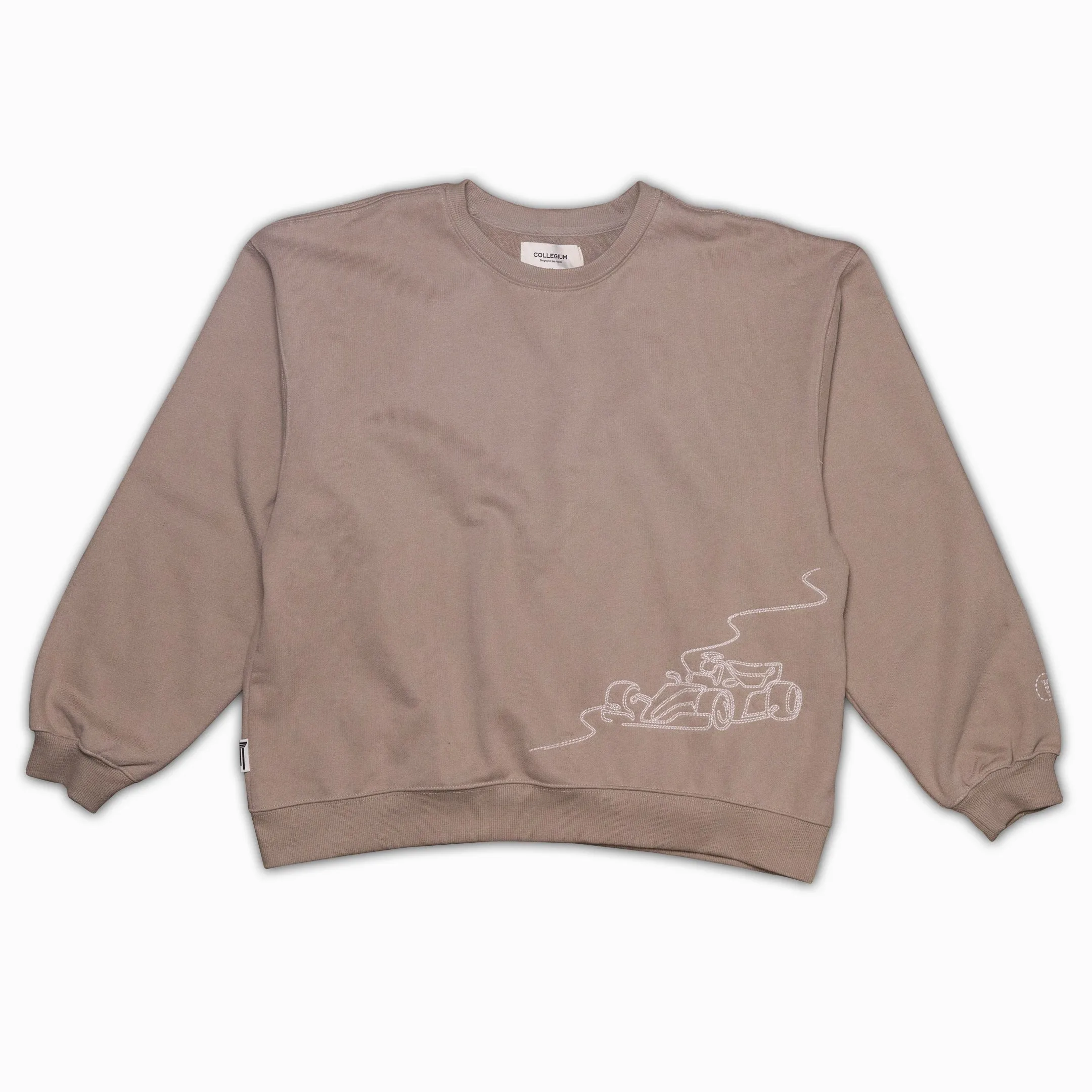 Racing Crewneck - Taupe