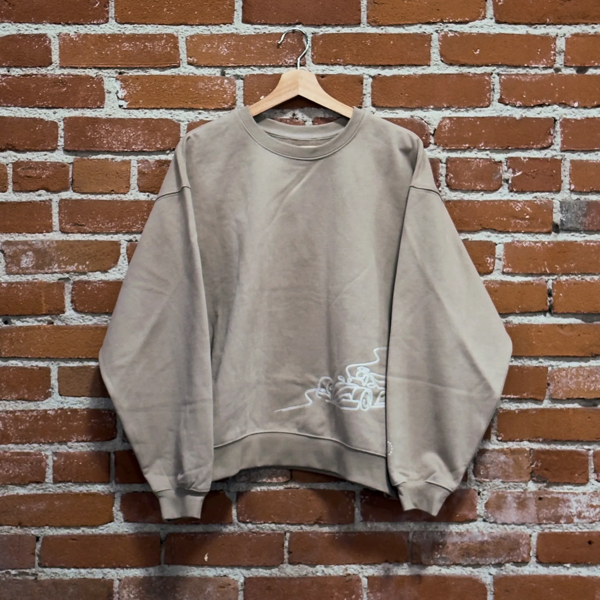 Racing Crewneck - Taupe