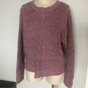 Rag &amp; bone jubilee rose metallic crew neck sweater size L