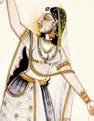 Ragini Madhu Madhavi - Miniature Painting