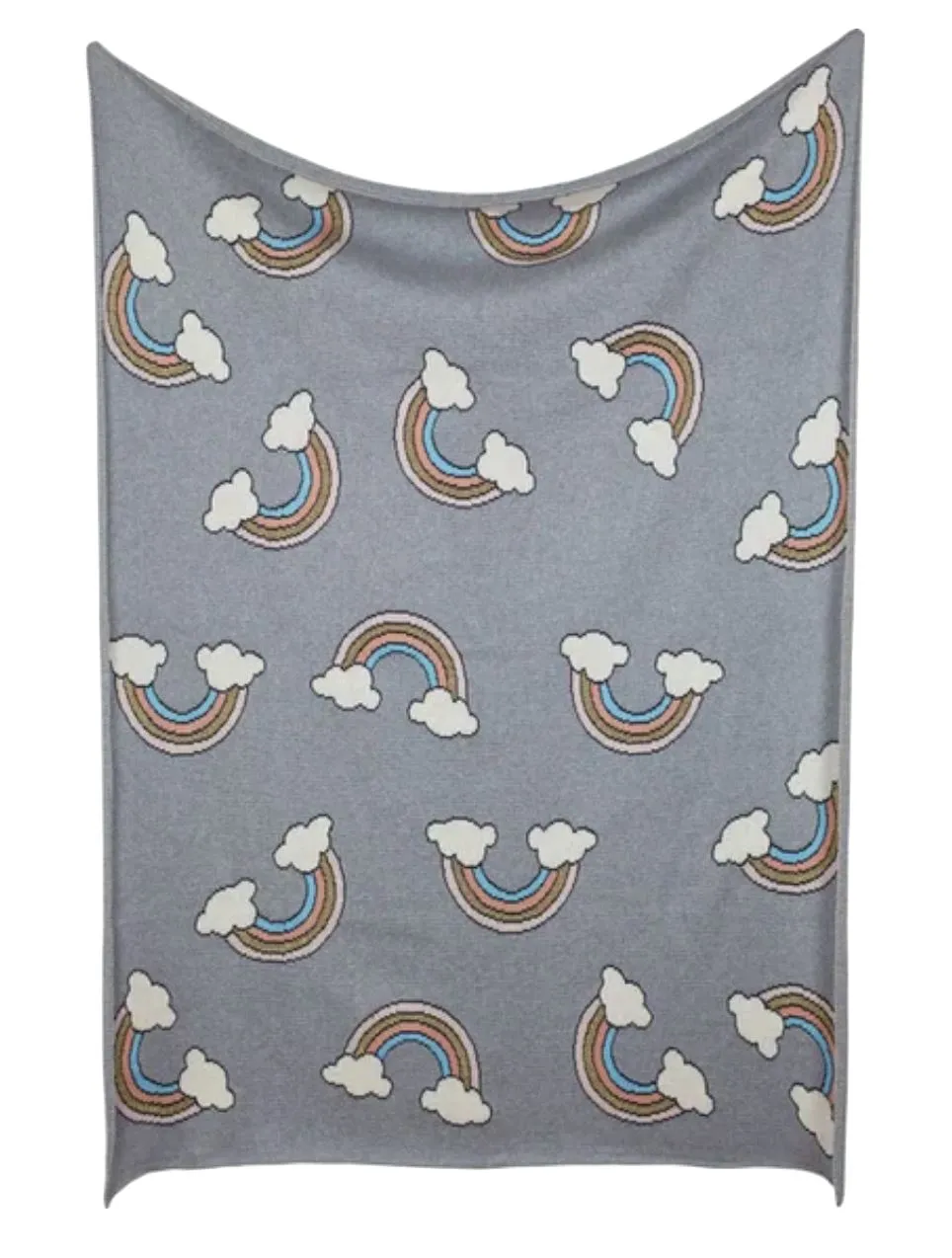 Rainbow Grey Blanket Set
