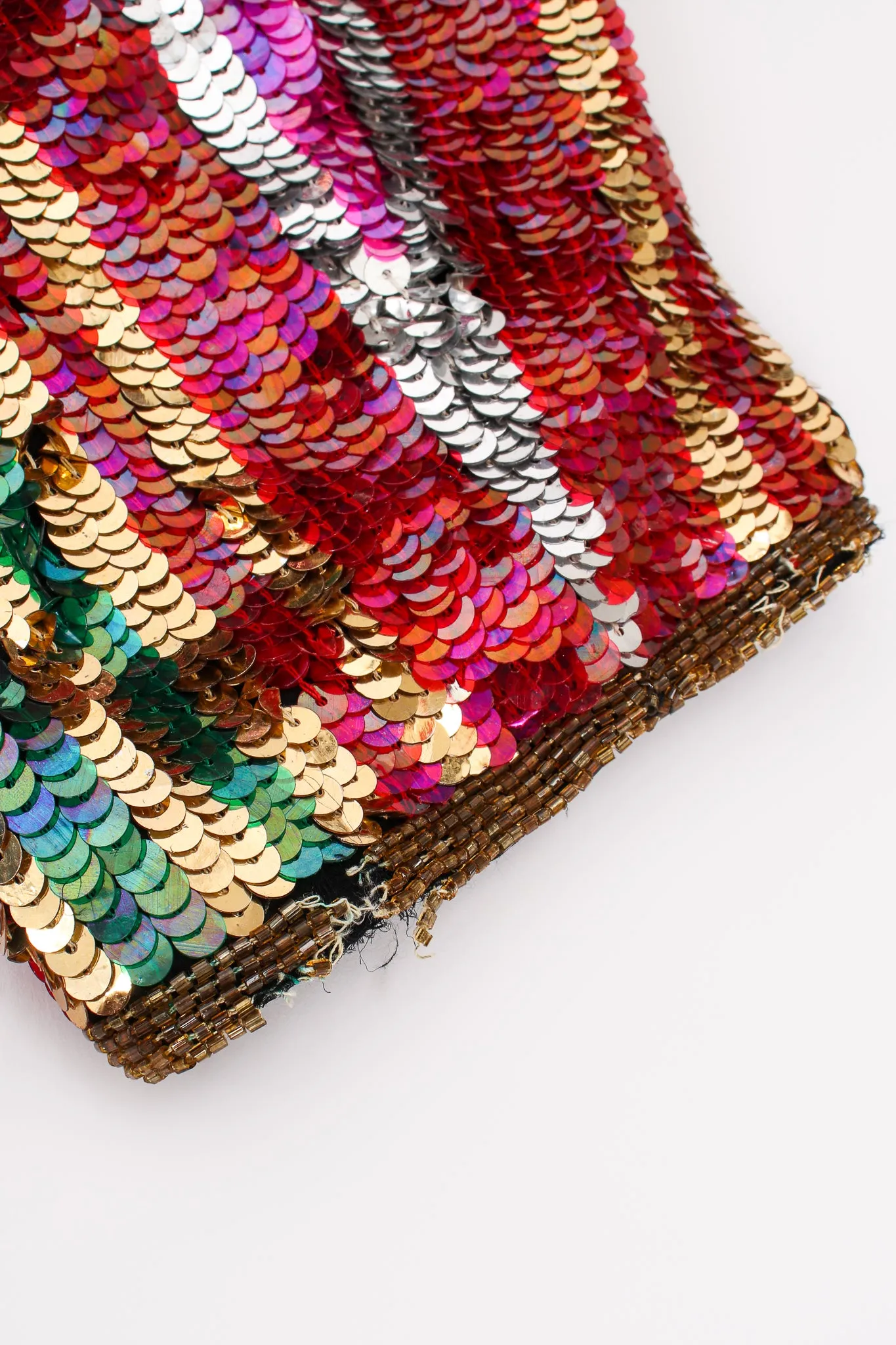 Rainbow Stripe Sequin Jacket