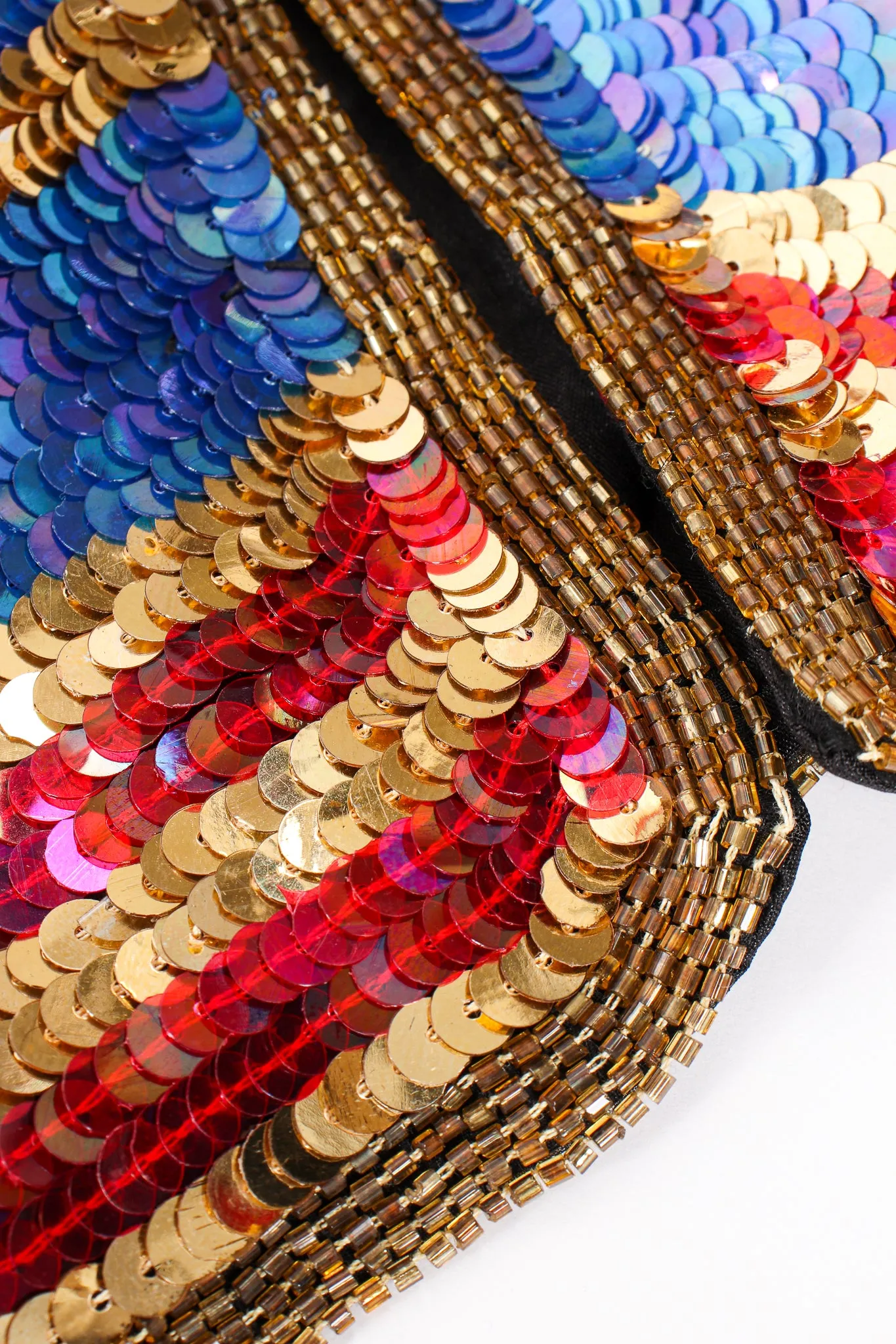 Rainbow Stripe Sequin Jacket