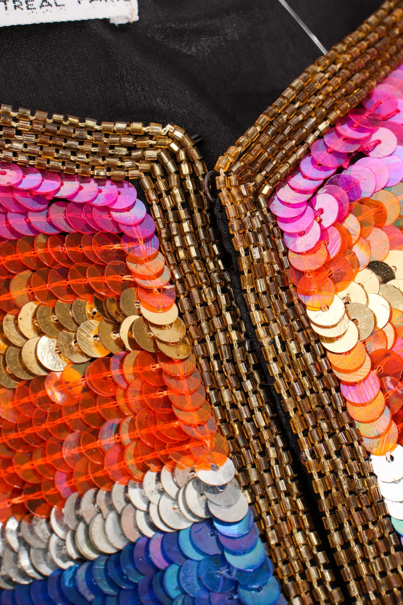 Rainbow Stripe Sequin Jacket
