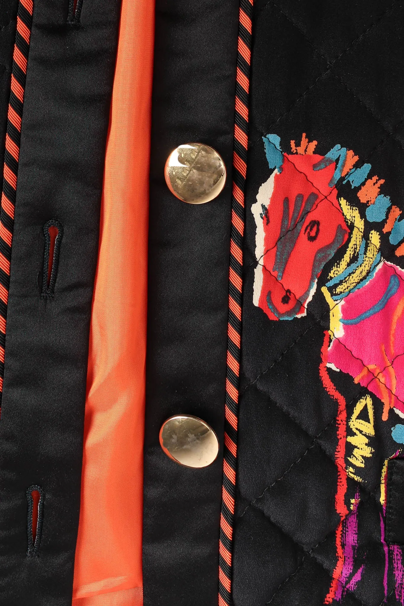 Rainbow Zebra Silk Jacket