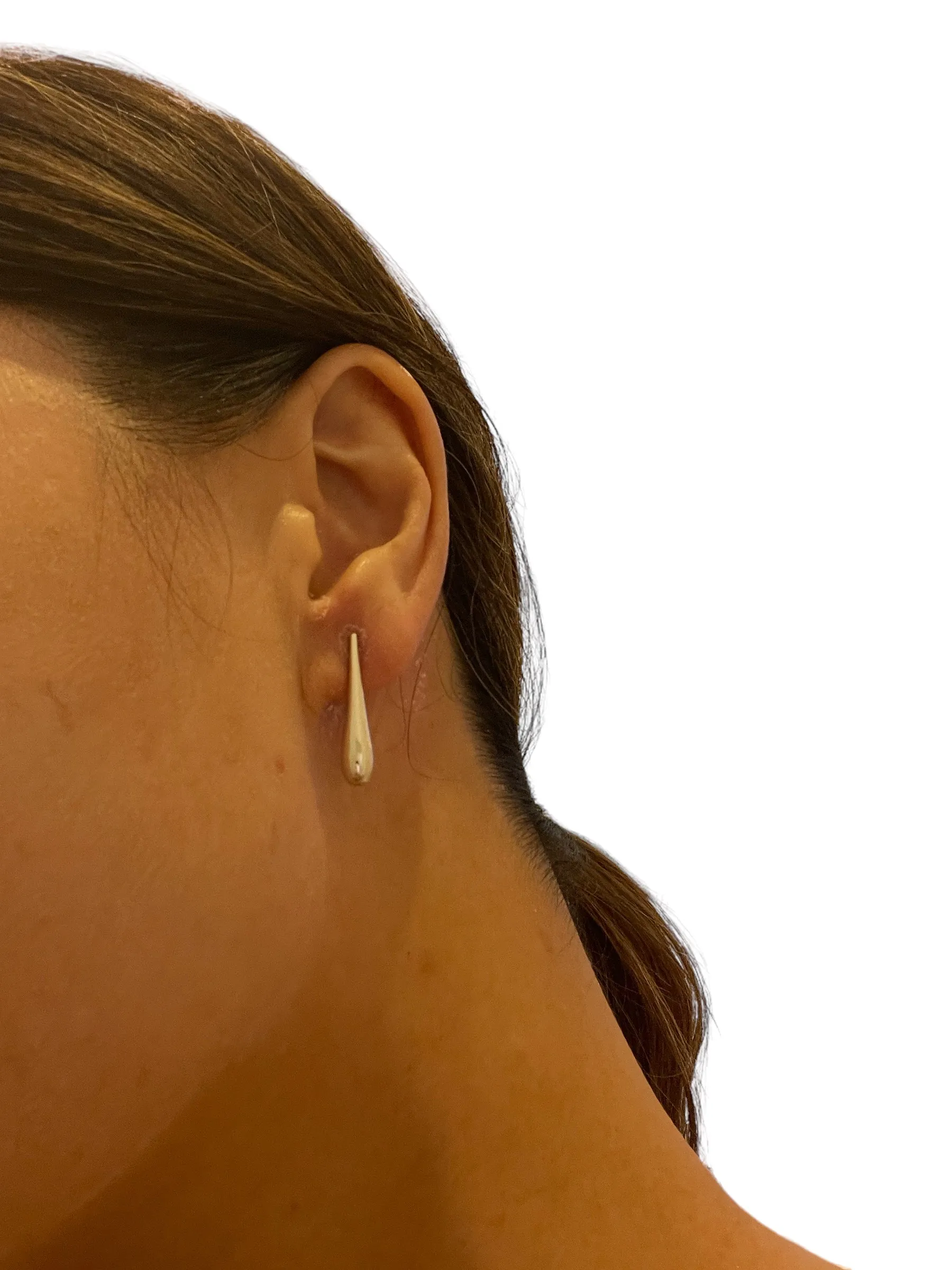 Raindrops Earrings Handmade Polished 925 Silver - Various Sizes