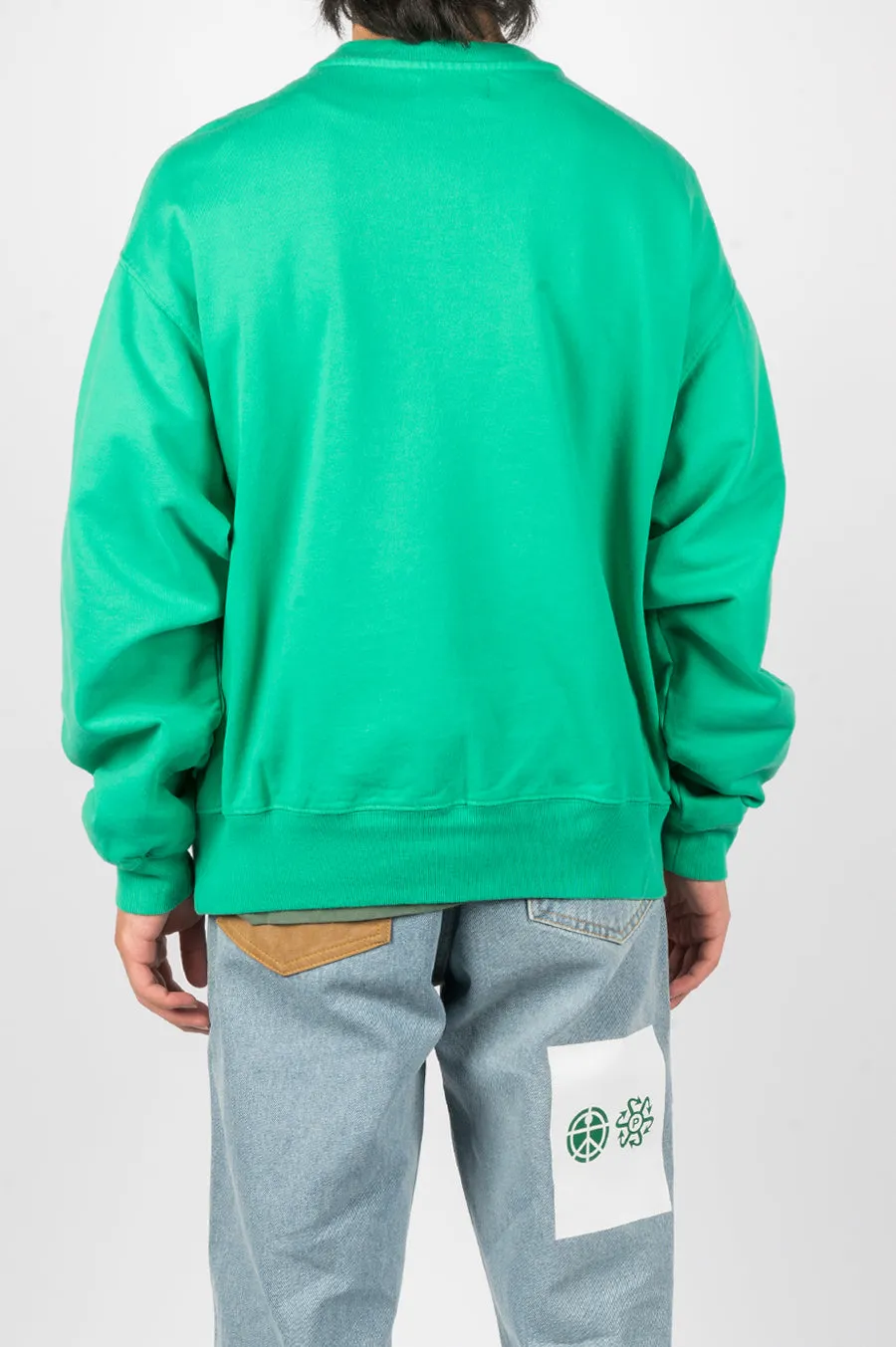 RASSVET REFLECTIVE PRINT SWEATSHIRT GREEN
