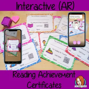 Reading Achievement Interactive Certificates
