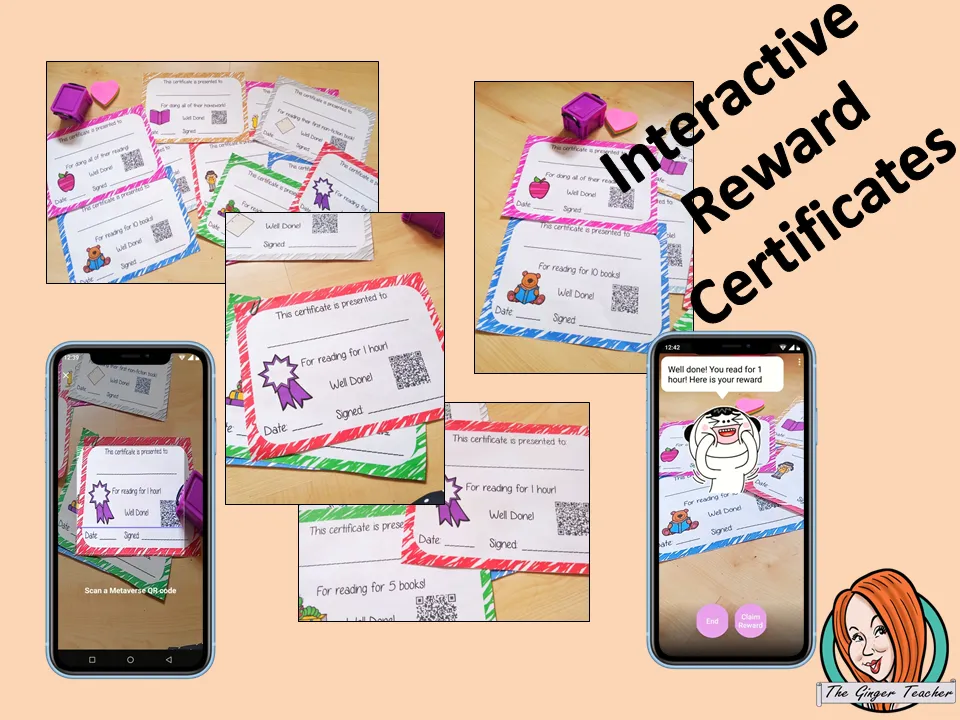 Reading Achievement Interactive Certificates