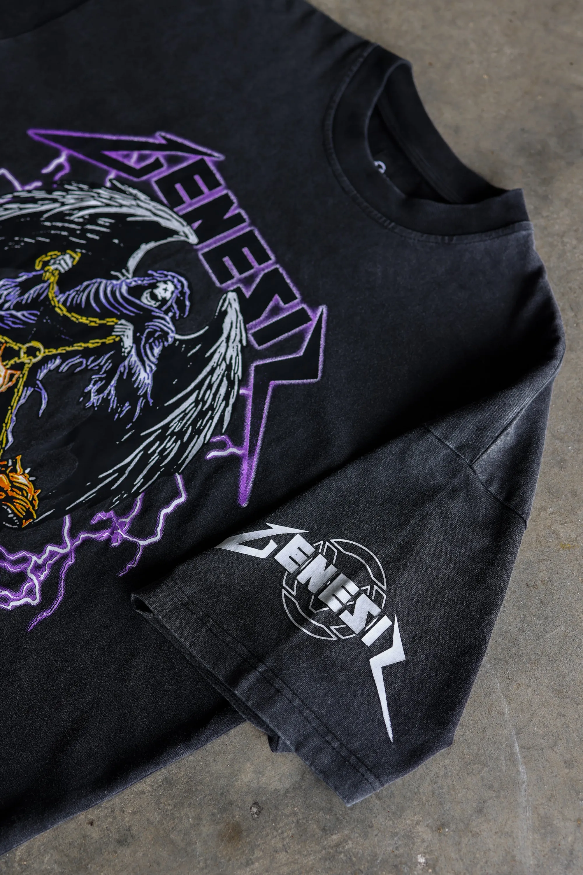 REAPER T-SHIRT - VINTAGE BLACK