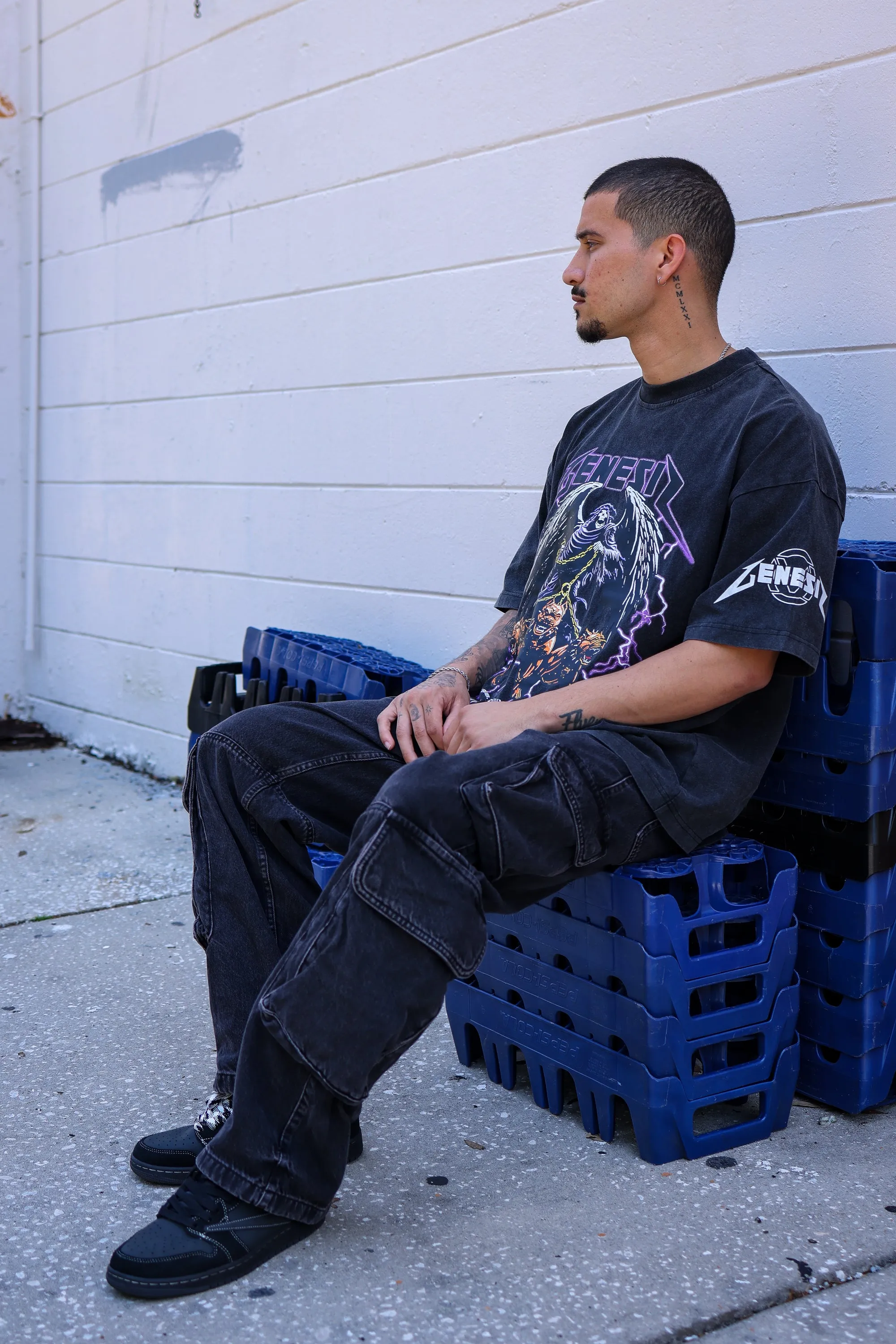 REAPER T-SHIRT - VINTAGE BLACK