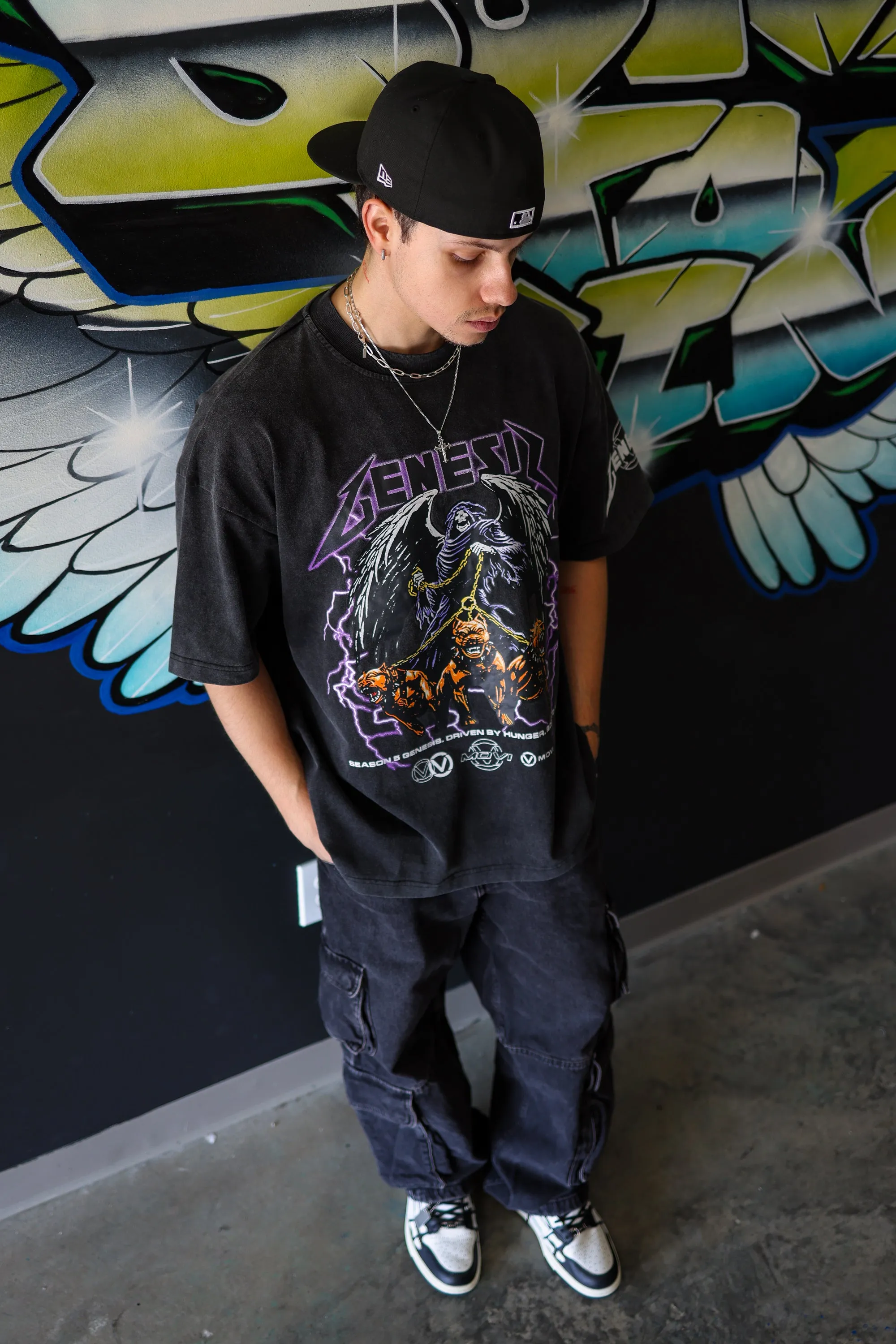 REAPER T-SHIRT - VINTAGE BLACK