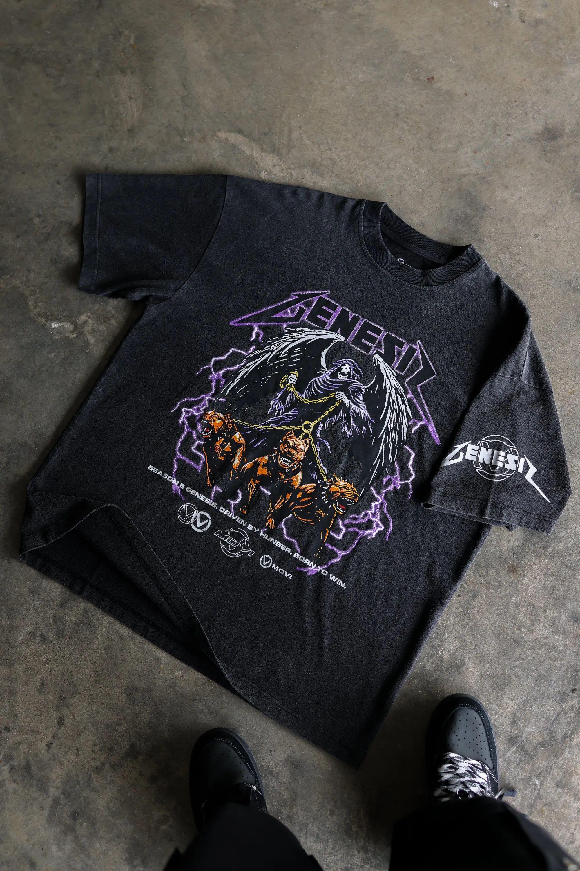 REAPER T-SHIRT - VINTAGE BLACK