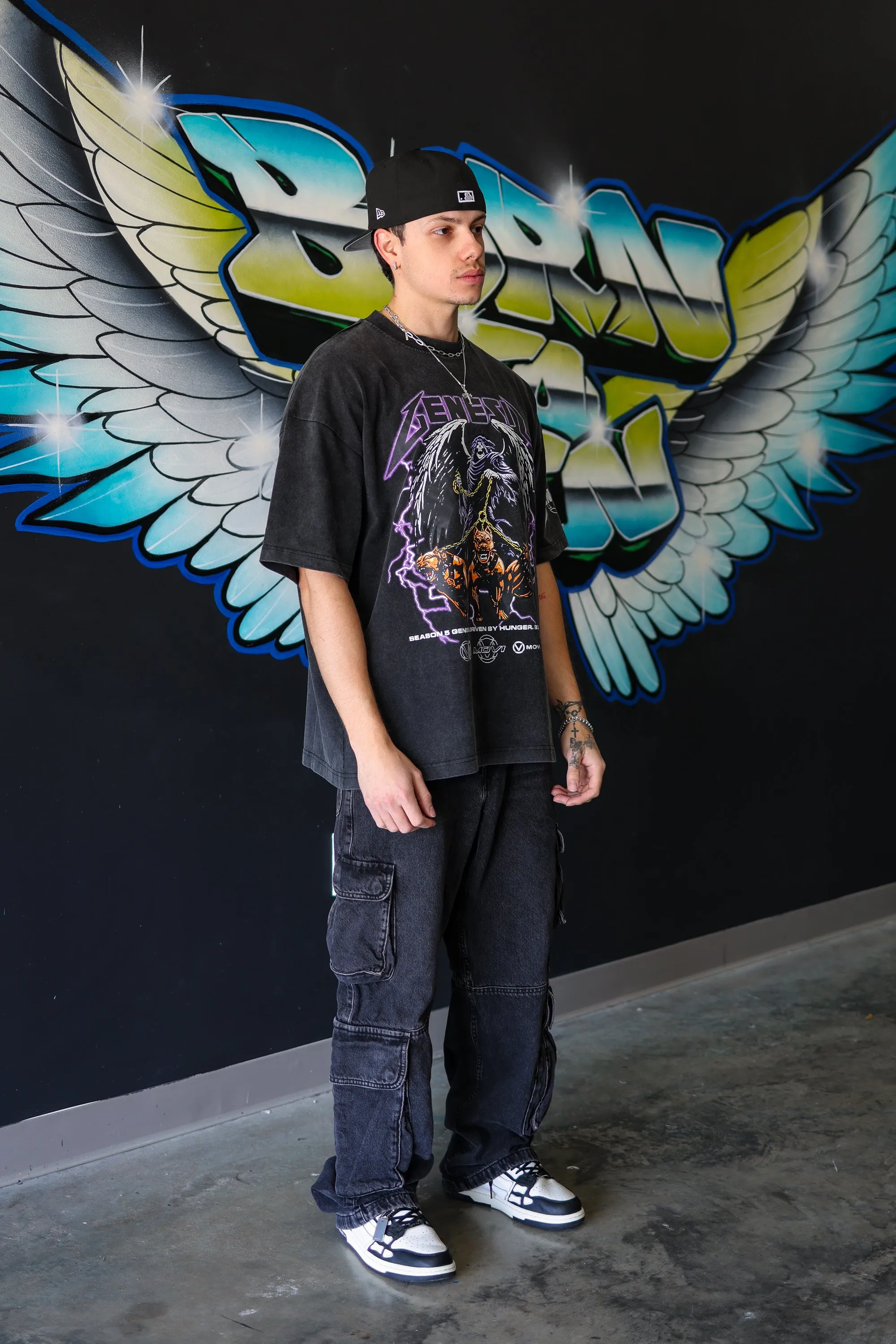 REAPER T-SHIRT - VINTAGE BLACK