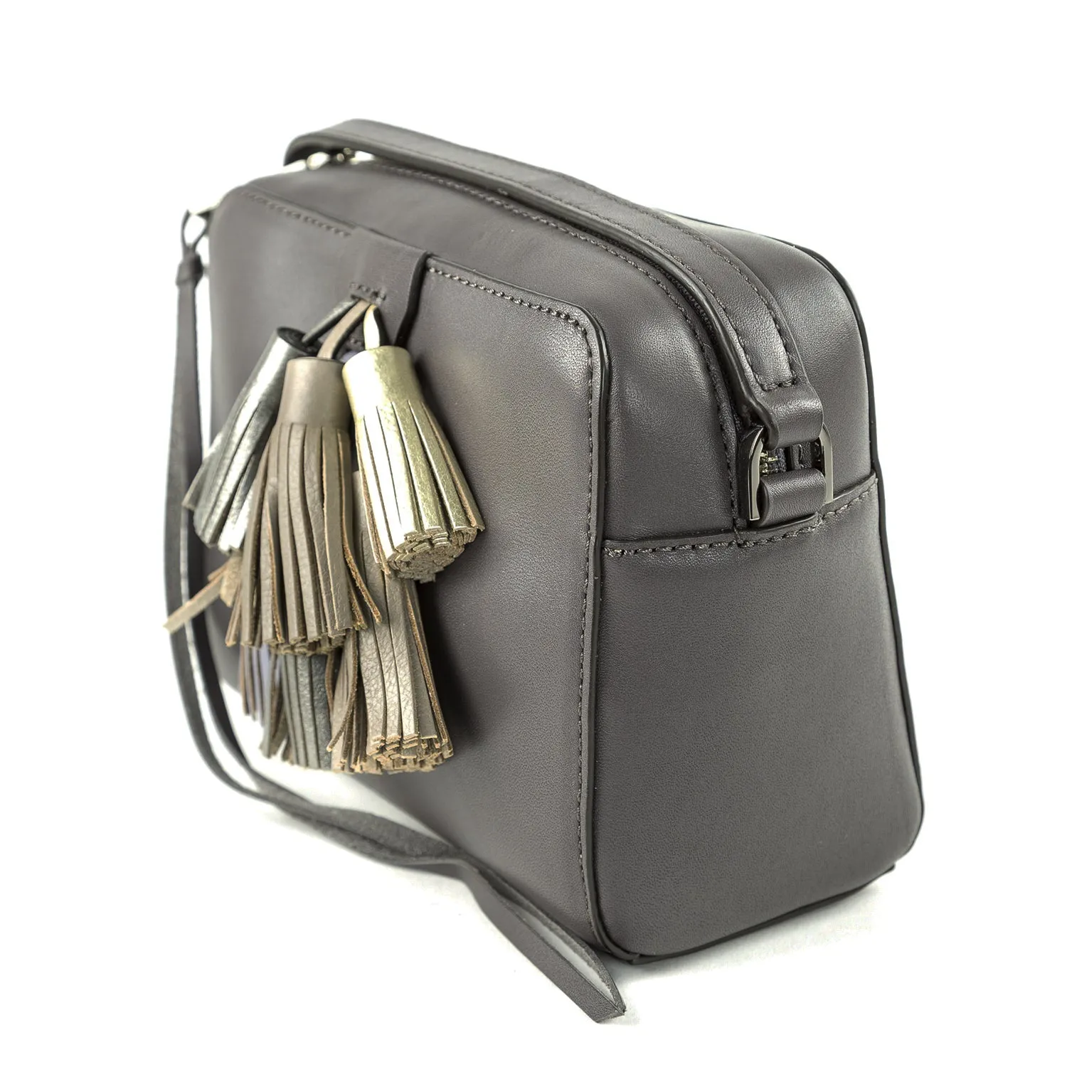 REBECCA MINKOFF New Grey Multi Mini Sofia Crossbody Bag $245 NEW