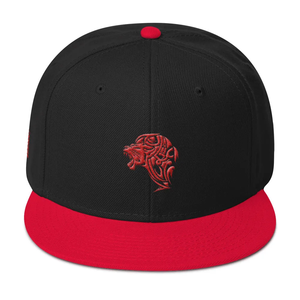 Red Lion Snapback Hat