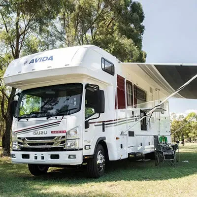 Redfoot Hydraulic Isuzu Motorhome Levelling System