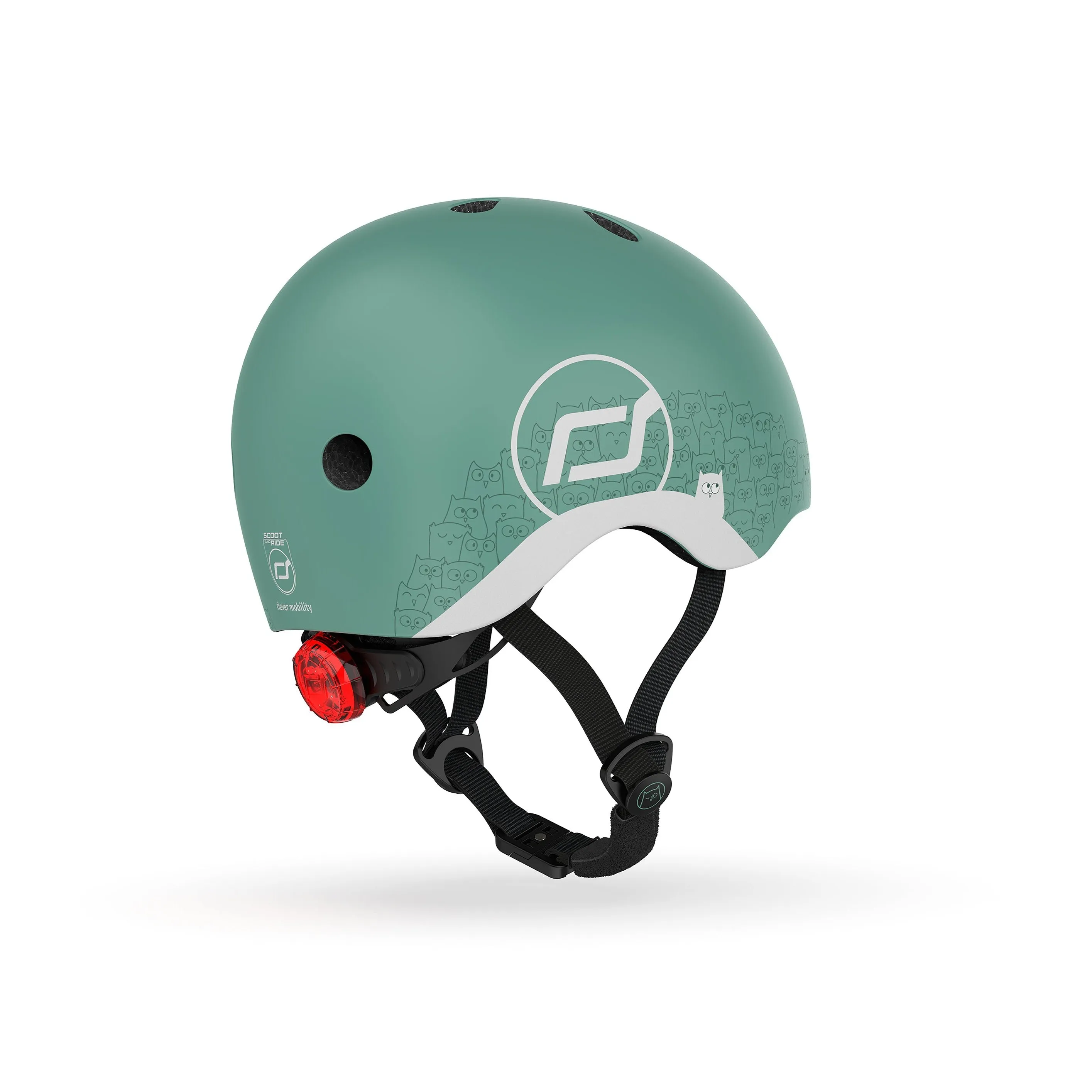 Reflective Baby Helmet (Forest)(XXS-S)