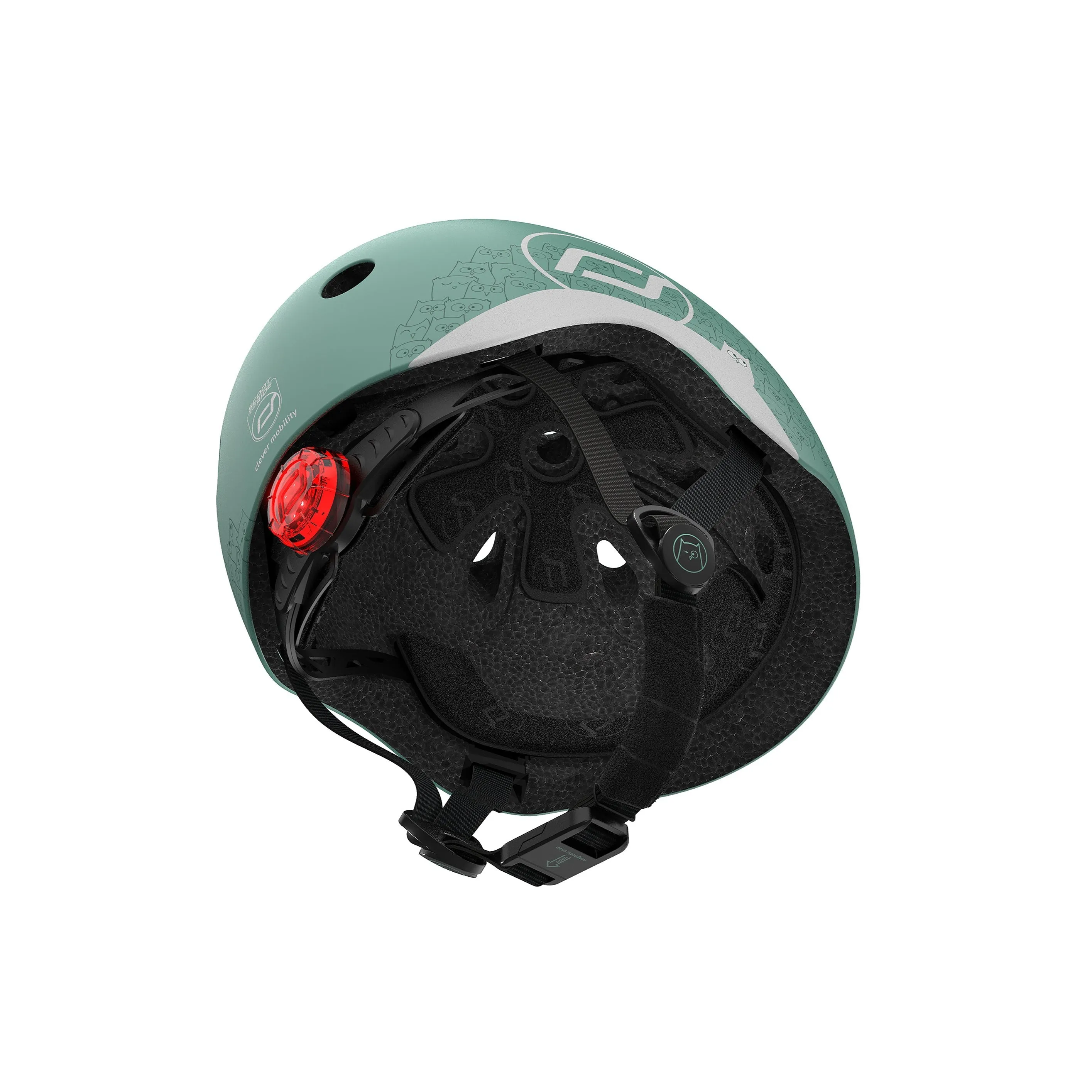 Reflective Baby Helmet (Forest)(XXS-S)