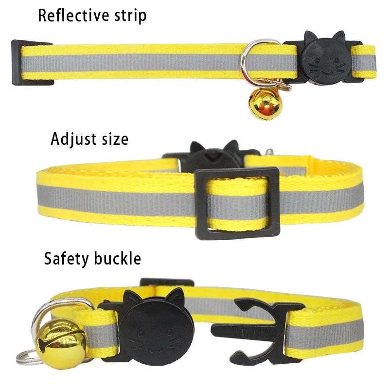 Reflective Cat Safety Buckle Collar!