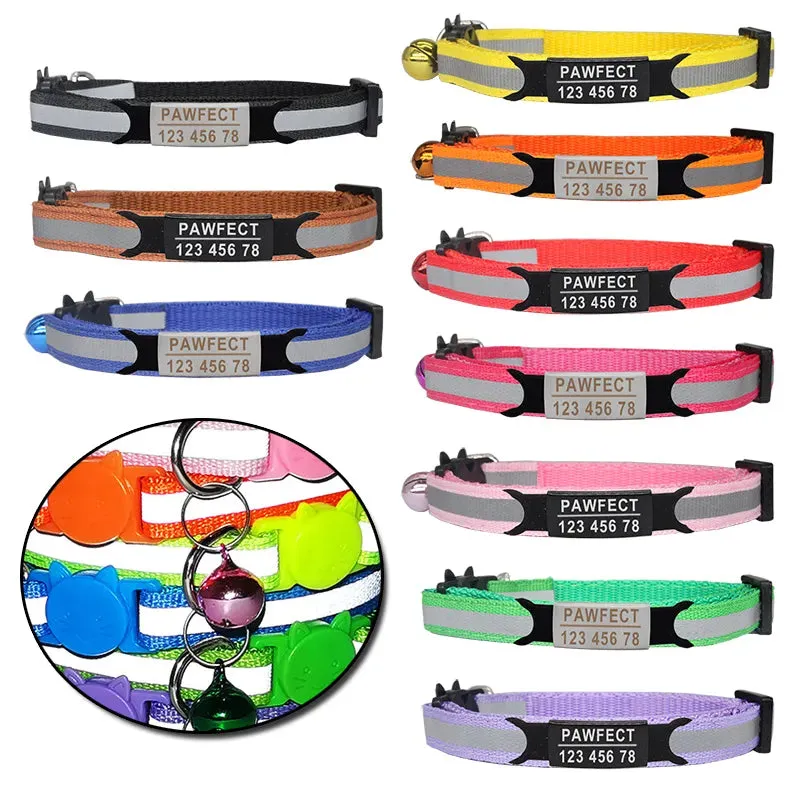 Reflective Cat Safety Buckle Collar!