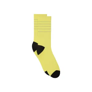 Reflective Glitter Socks - Buttercup / Black