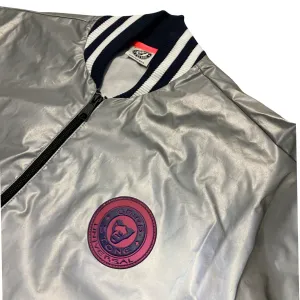 Reflective vintage tennis jacket