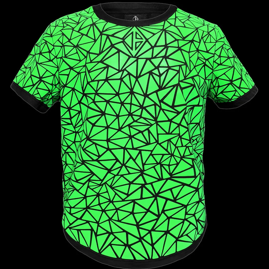 REFLEKT Mosaic Tee / Neon Green