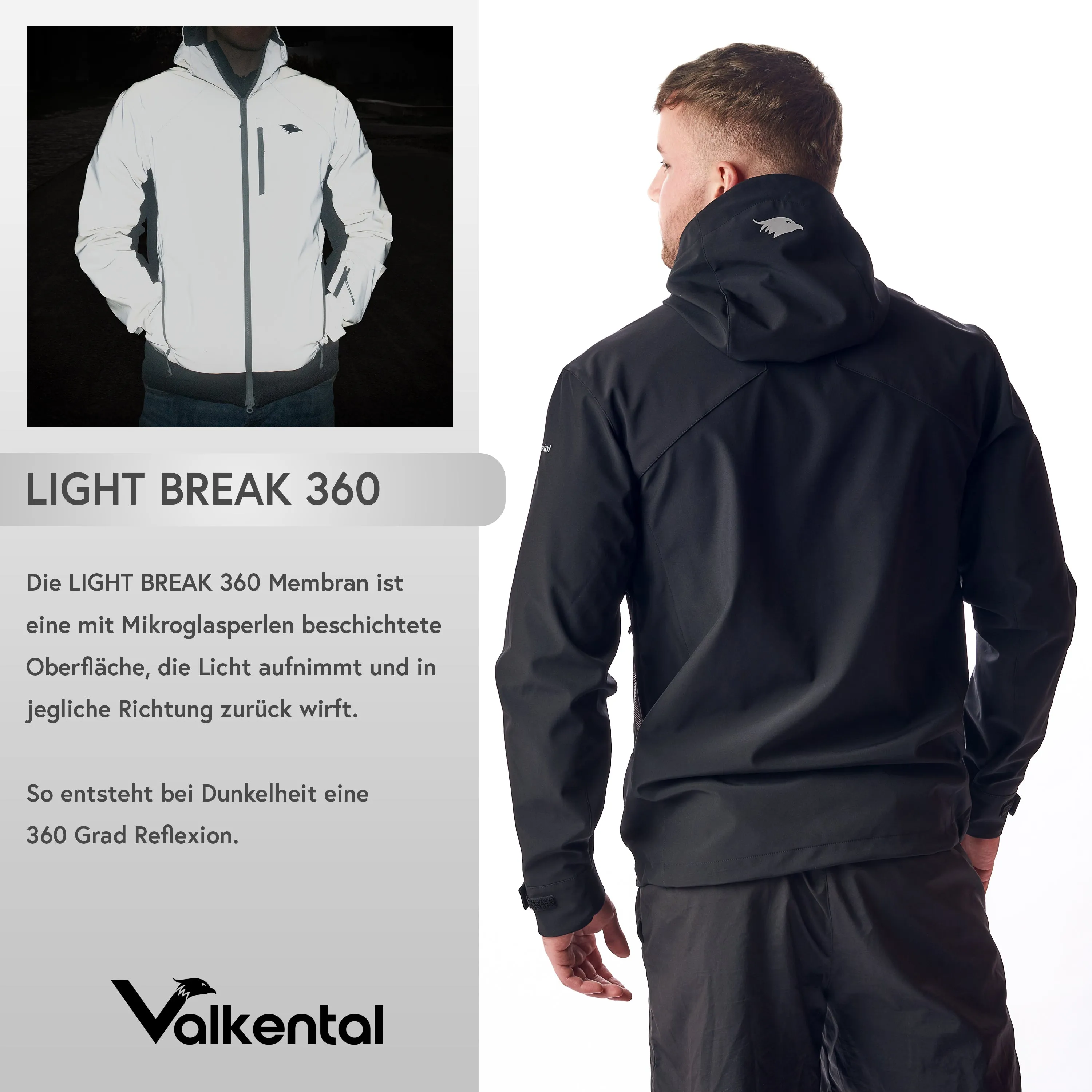 Reflektierende Funktionsjacke - Herren