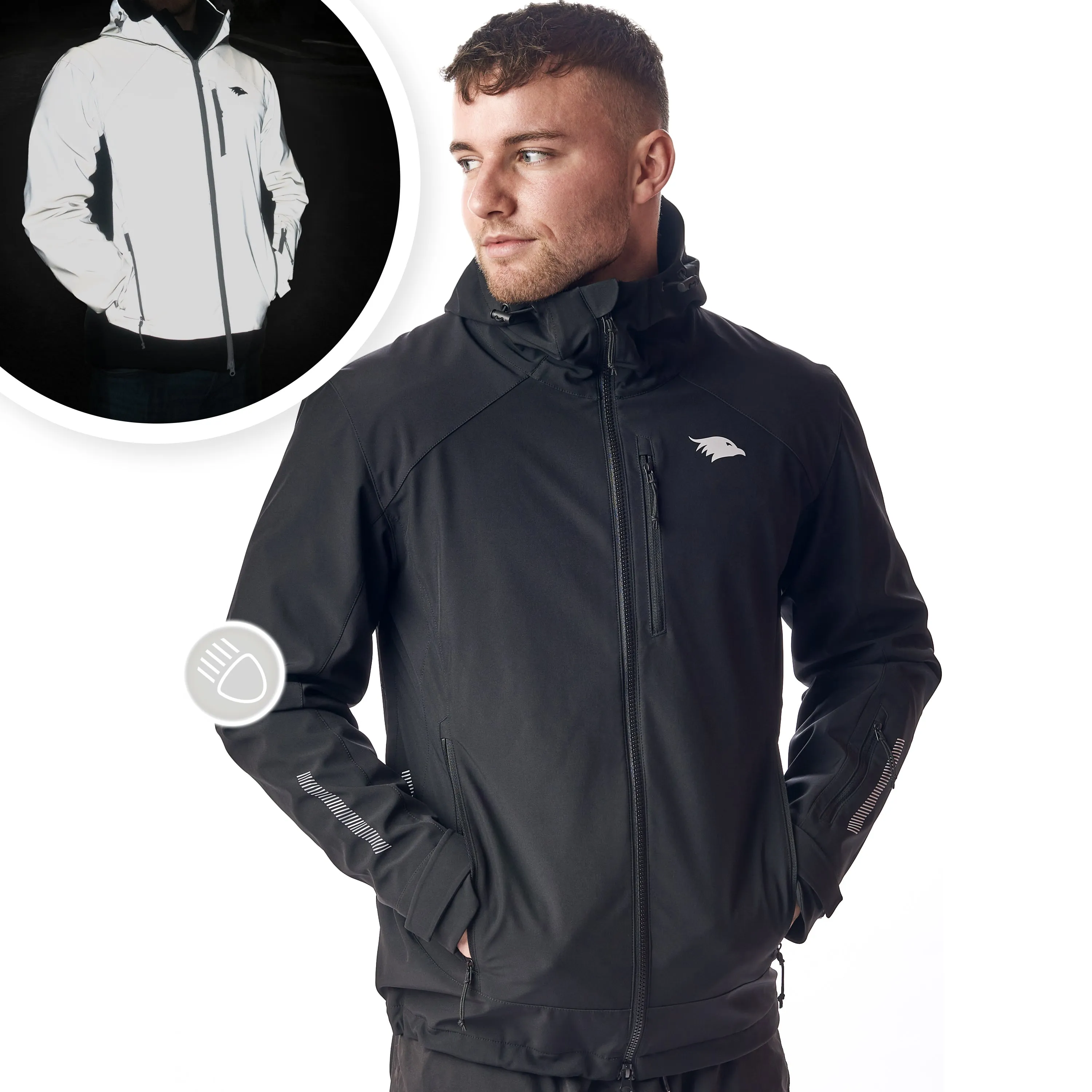 Reflektierende Funktionsjacke - Herren