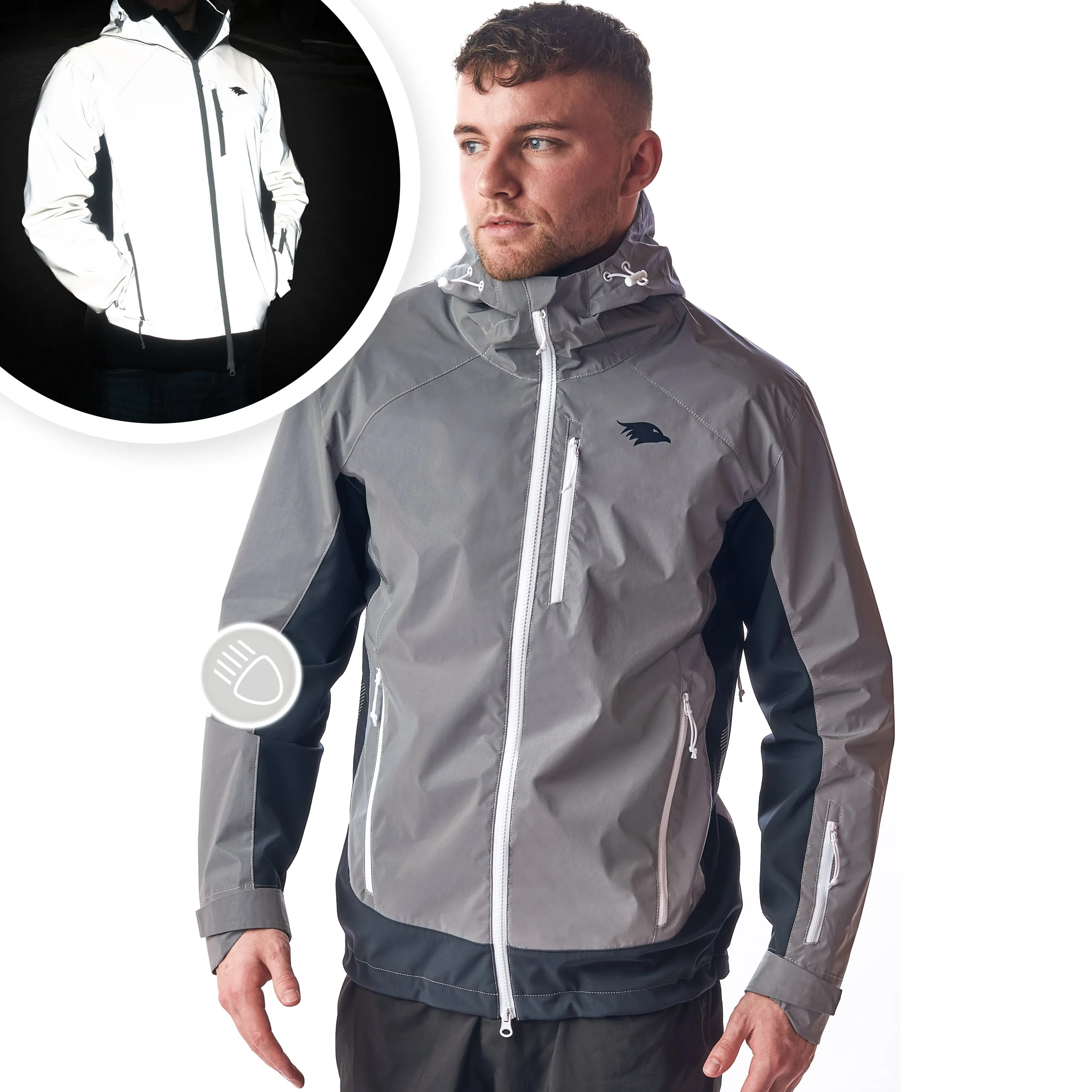 Reflektierende Funktionsjacke - Herren