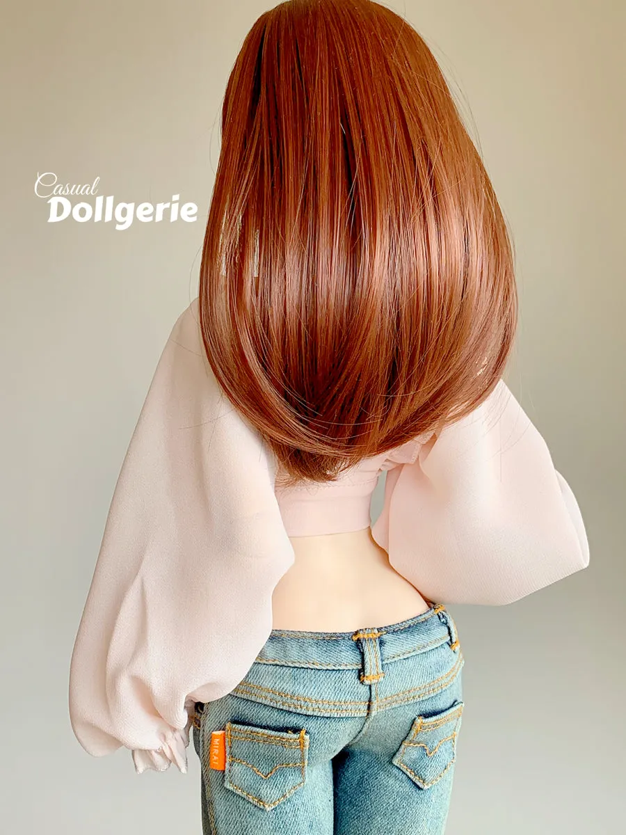 (Remake Pre-order) 70s Deep V Ruffles Chiffon Blouse