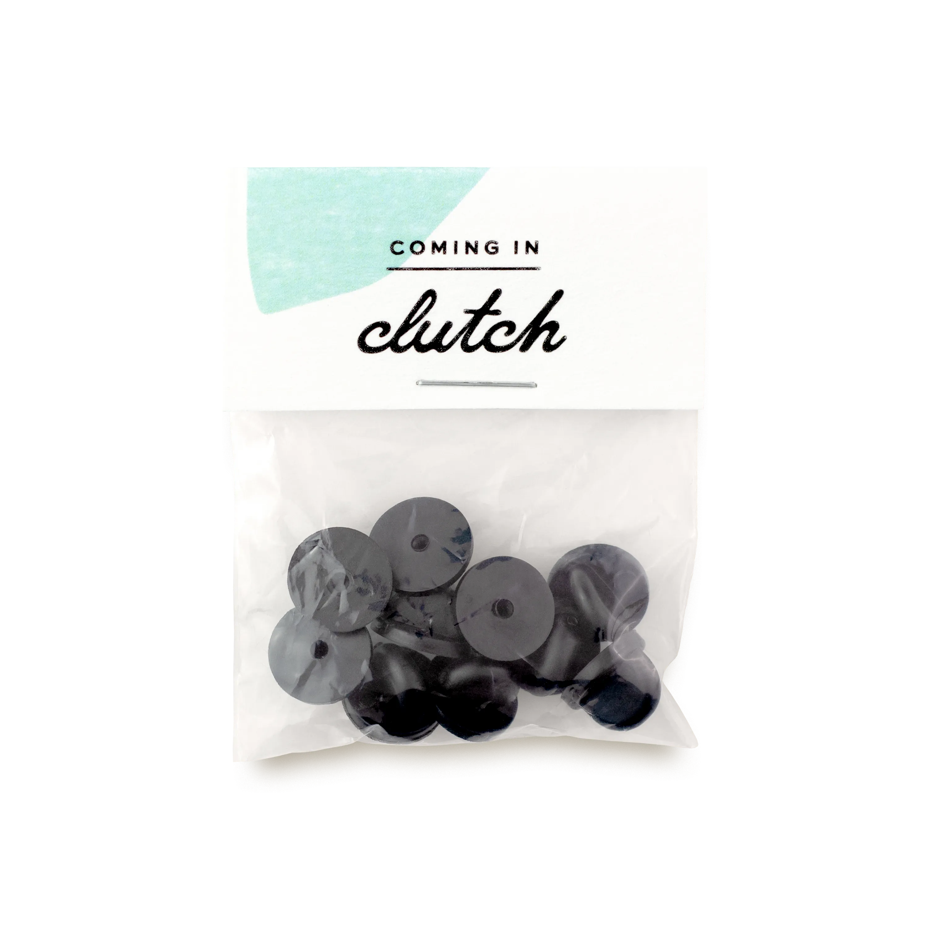 Replacement Clutches · Rubber, Black
