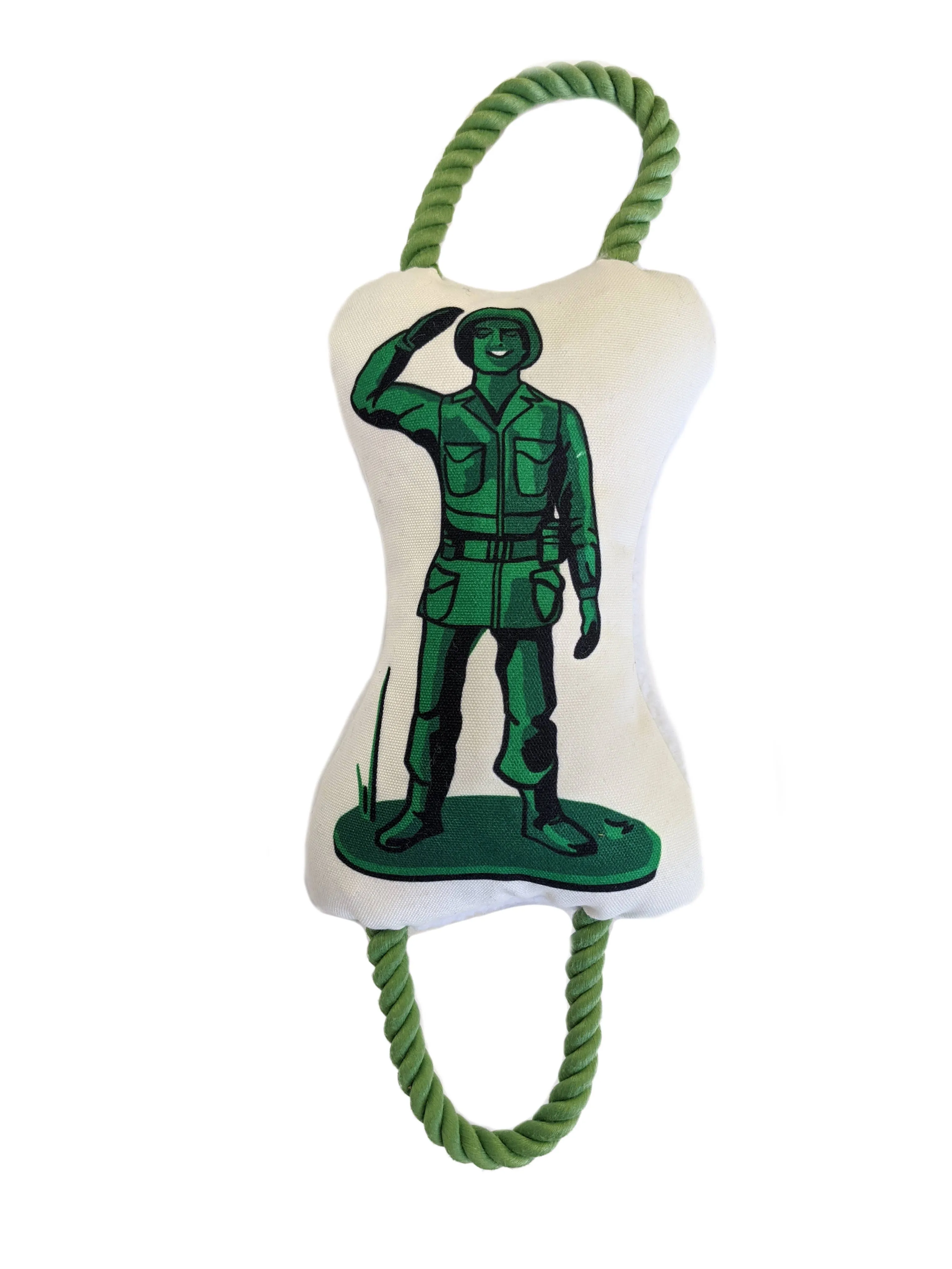 Retro Army Plush Dog Toys