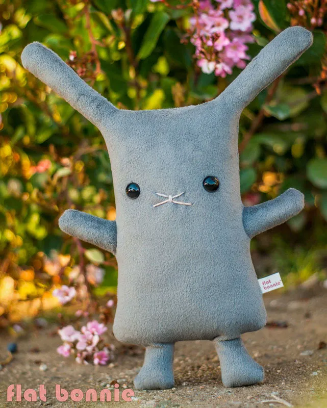 Rex Bunny Rabbit - Plush Stuffed Animal - 2 colors - Super Soft Microfiber