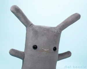 Rex Bunny Rabbit - Plush Stuffed Animal - 2 colors - Super Soft Microfiber