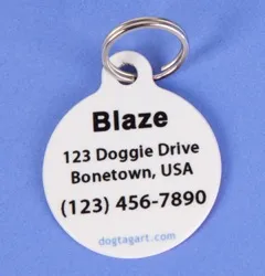 Rhodesian Ridgeback Dog ID Tag
