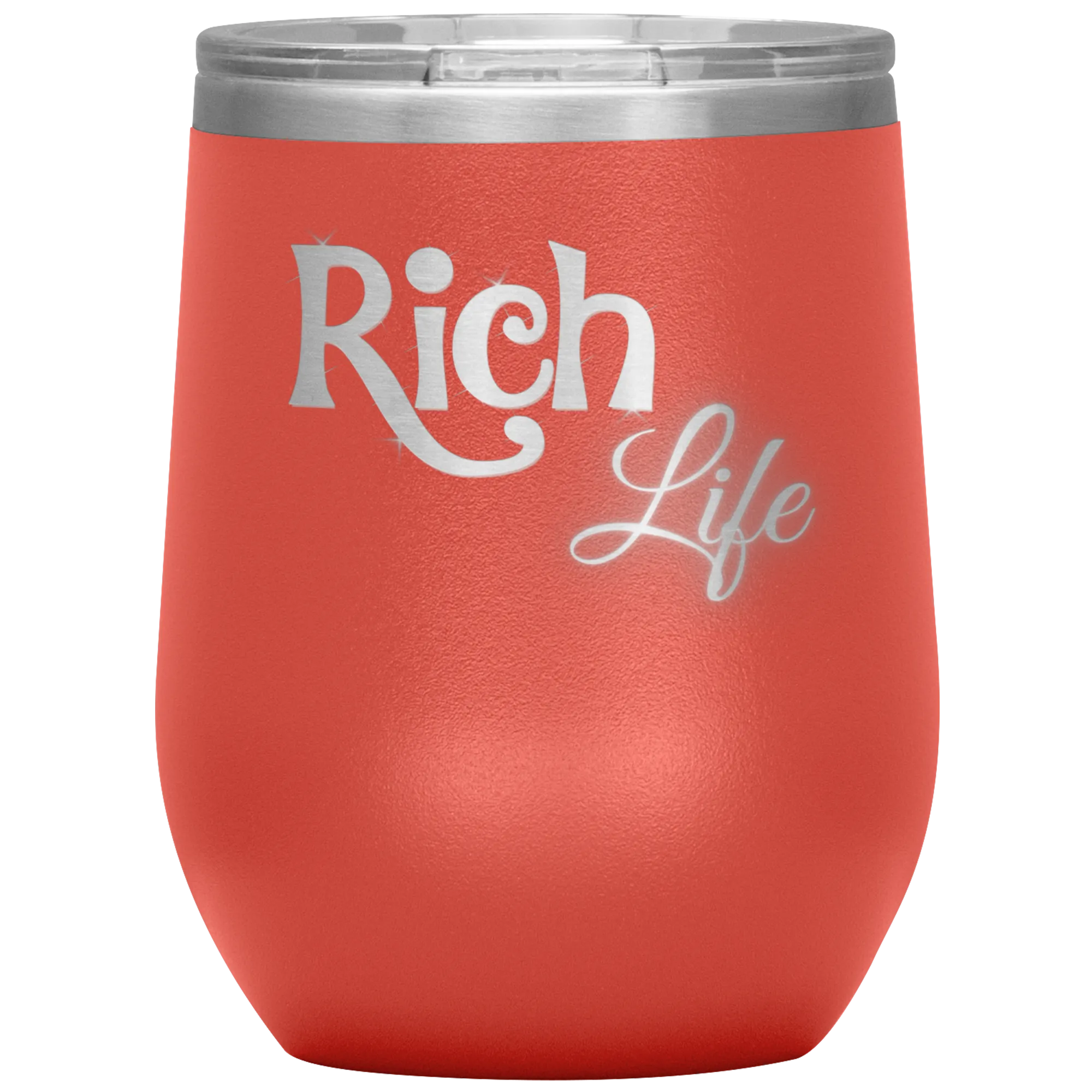 Rich Life Wine Tumbler | Drinks for Her